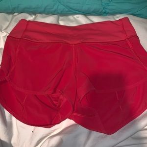 lululemon speed shorts